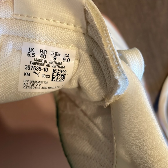 White pink rubber gum sole puma women’s sneakers size 9 Puma Club 5V5 Sneaker - Picture 4 of 8